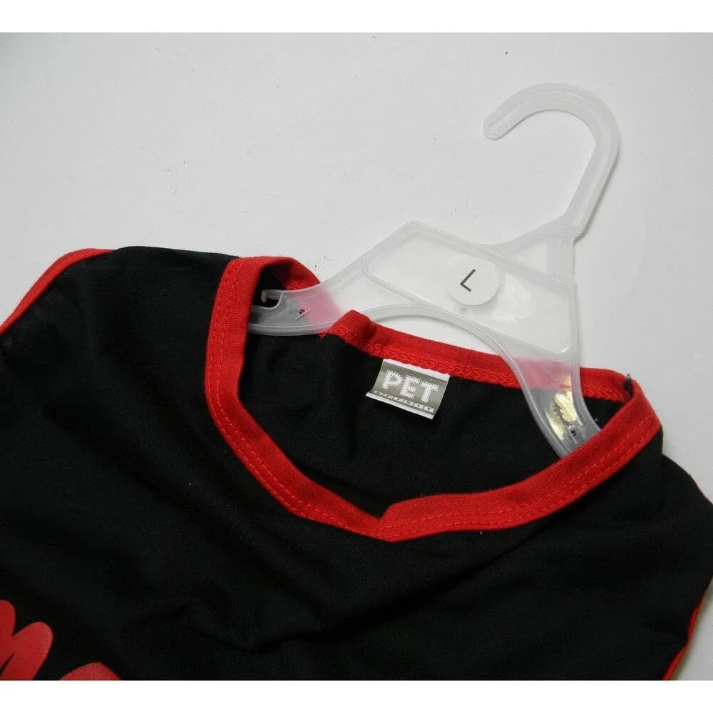 Pet Spirit Dog Shirt Valentine Mama's Boy Black Red Heart Size L NWOT